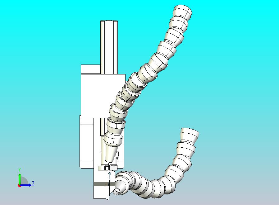 配有分离工具和冷却液管的CNC VDI模块