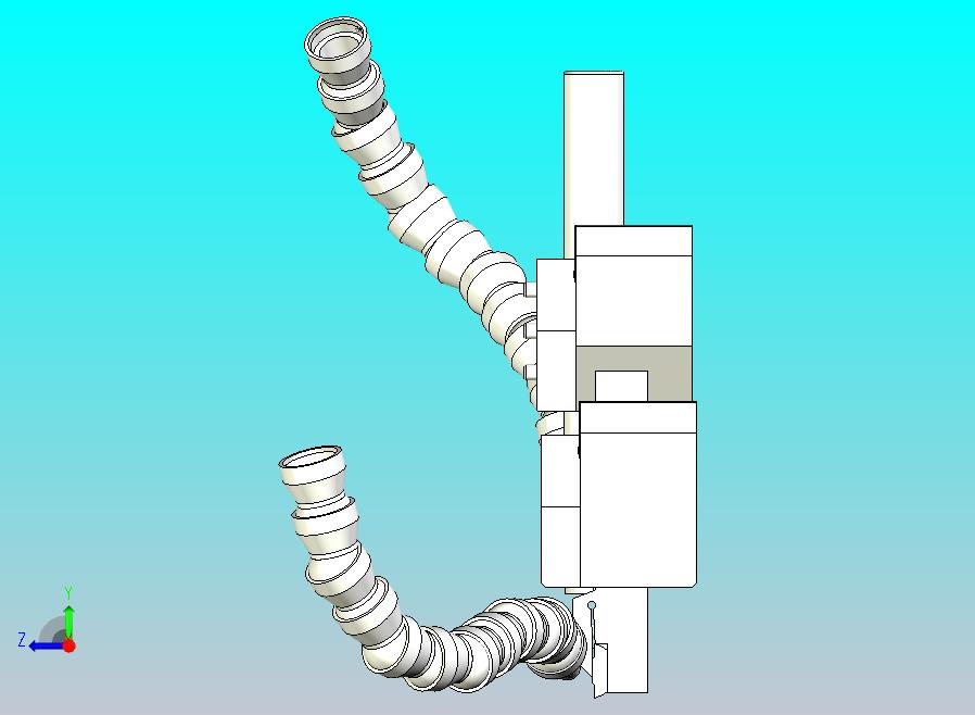 配有分离工具和冷却液管的CNC VDI模块