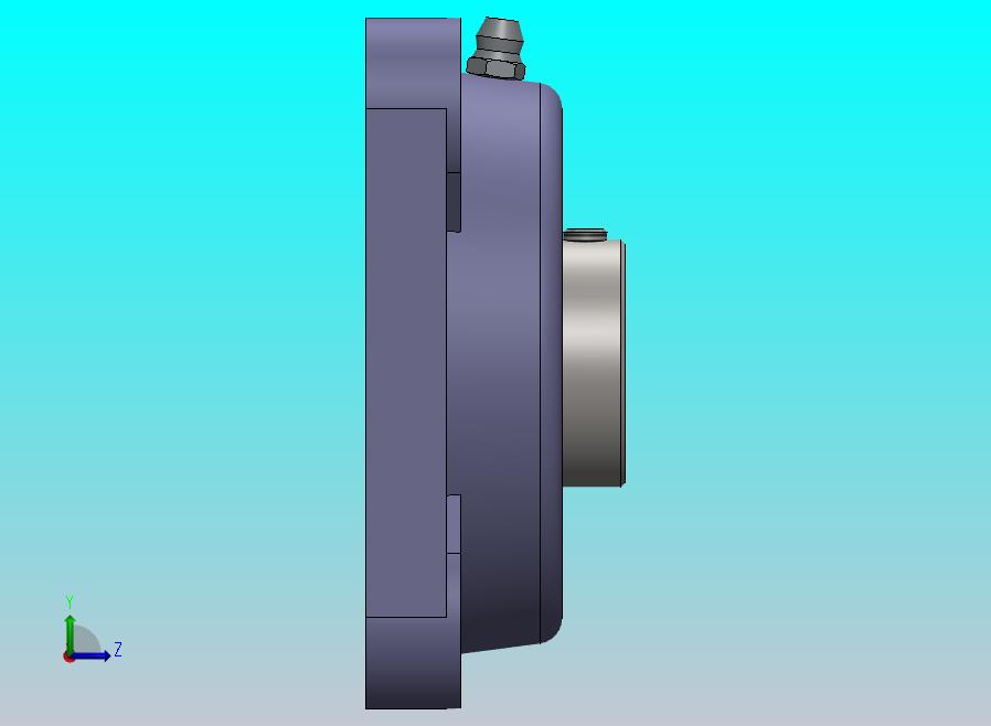 四螺栓法兰轴承装置(直径25毫米)