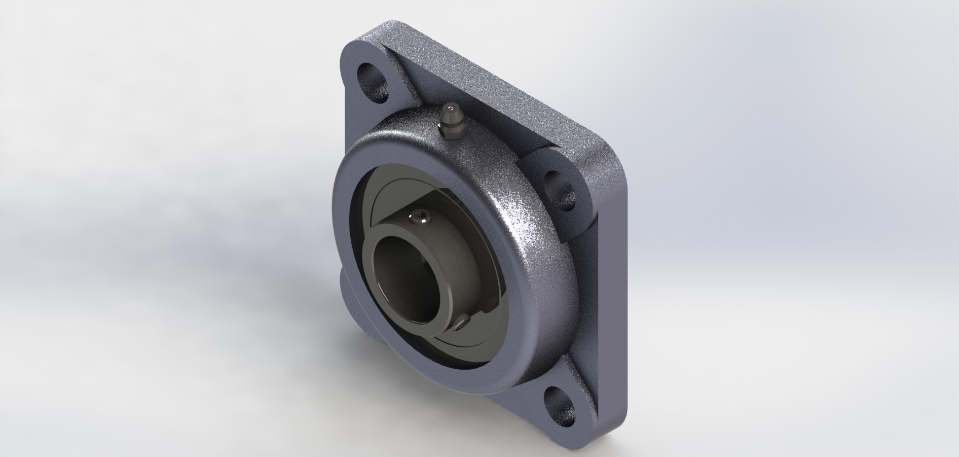 四螺栓法兰轴承装置(直径25毫米)