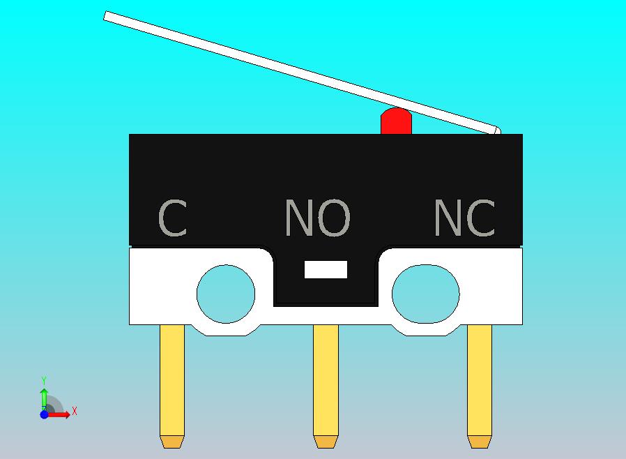 微型微型开关PCB安装