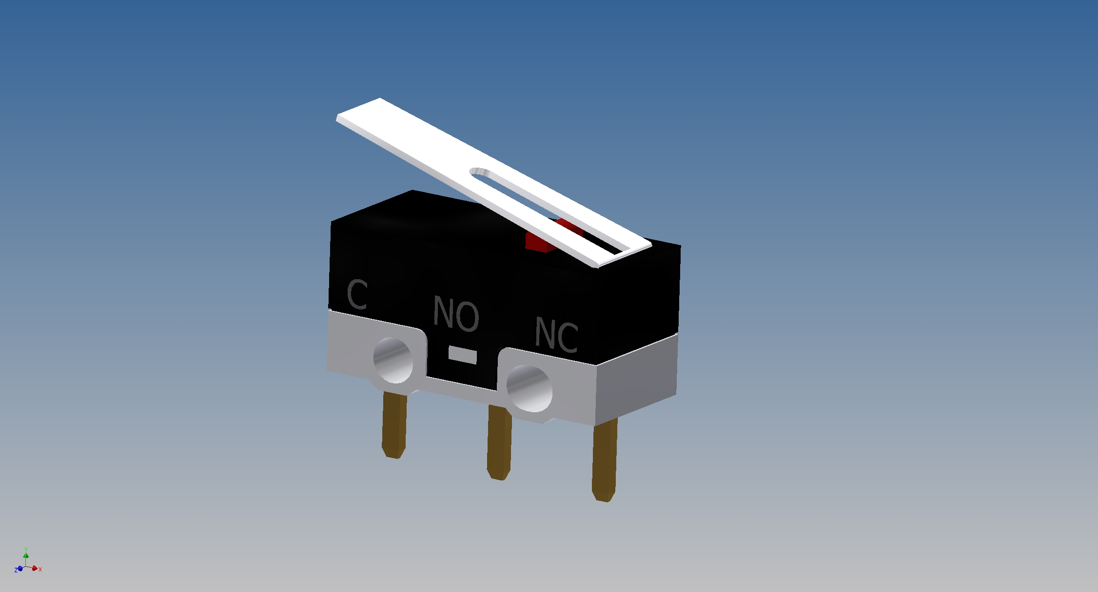 微型微型开关PCB安装