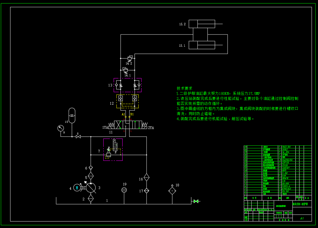 ZY13000-28-63D 型液压支架（二级护帮安全阀设计）（CAD+说明书）