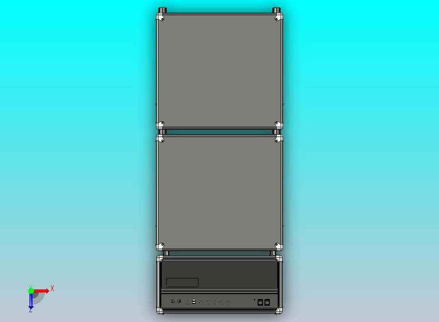户外健身器材模型17