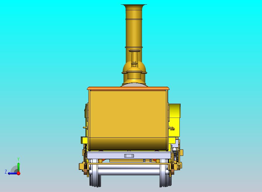 蒸汽机模型小火车