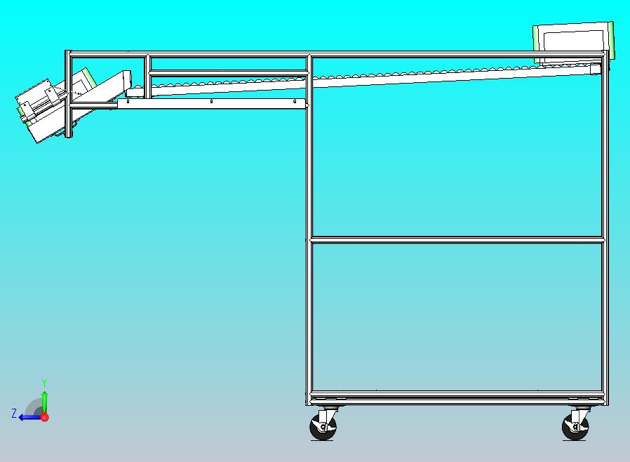 300x2000x150单层物料架