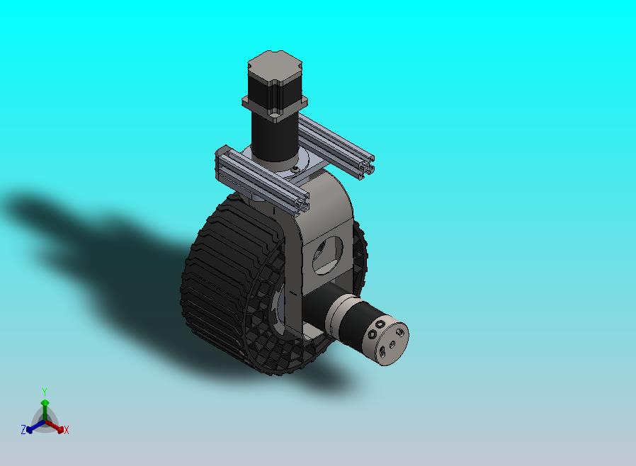 ROVER 360度转向机构，4WD，辅助3D打印无气轮胎
