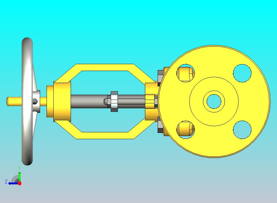 ASME B16.10闸阀法兰端-150级3-4英寸R.F