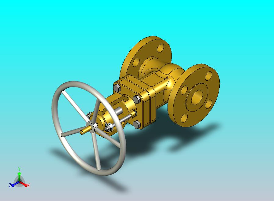 ASME B16.10闸阀法兰端RF-150级1 