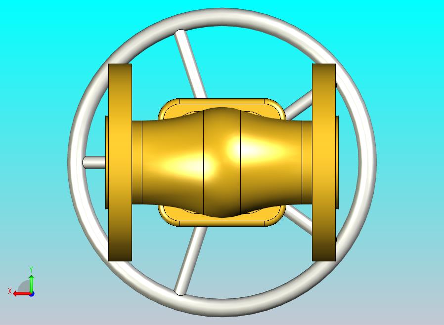 ASME B16.10闸阀法兰端RF-150级1 