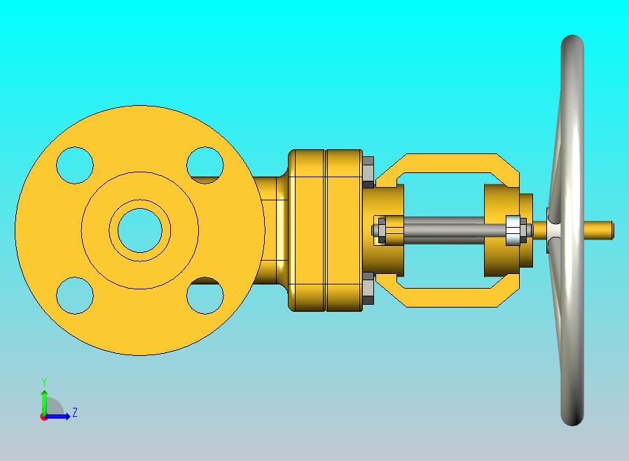 ASME B16.10闸阀法兰端RF-150级1 