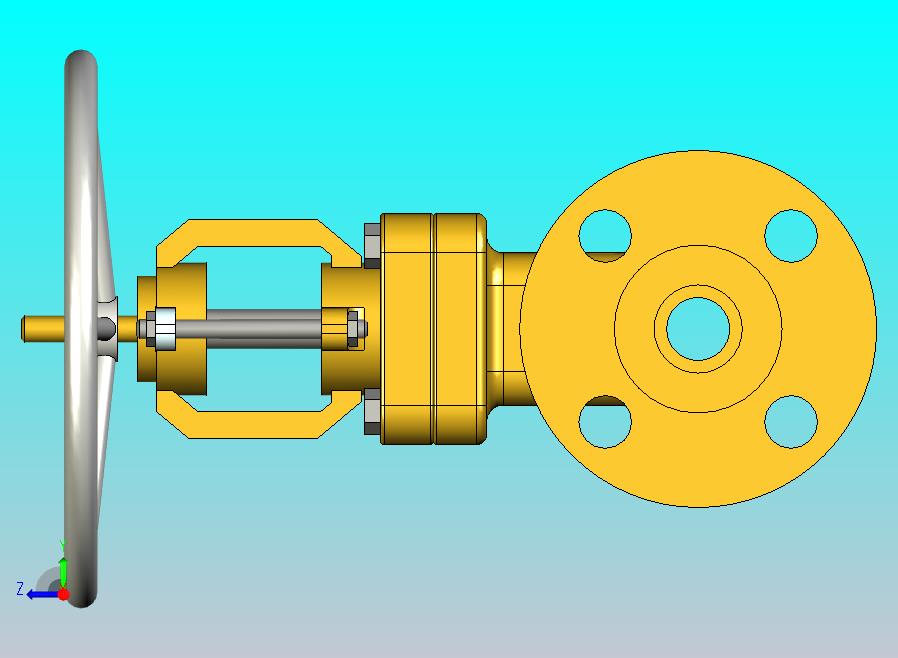 ASME B16.10闸阀法兰端RF-150级1 