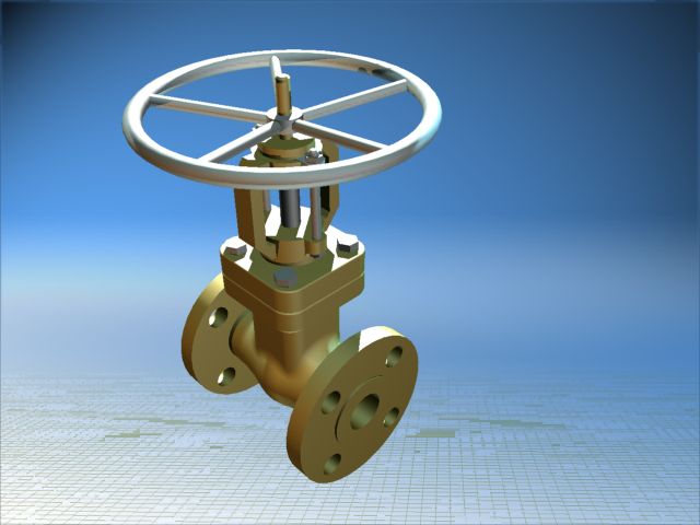 ASME B16.10闸阀法兰端RF-150级1 