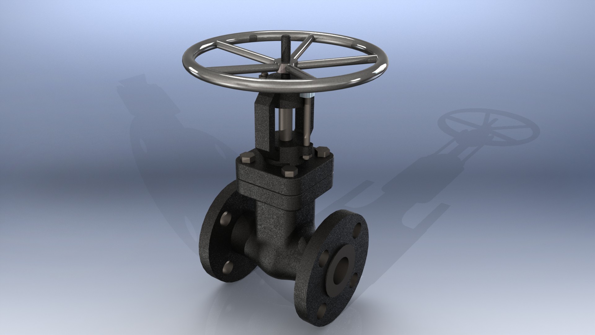 ASME B16.10闸阀法兰端RF-150级1 