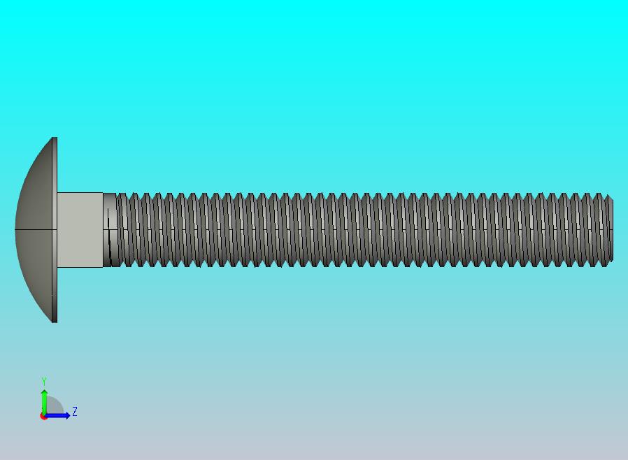 M8X60mm毫米DIN603螺栓