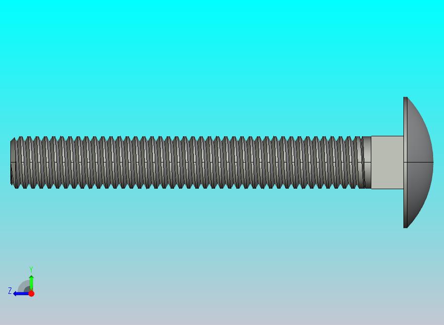 M8X60mm毫米DIN603螺栓