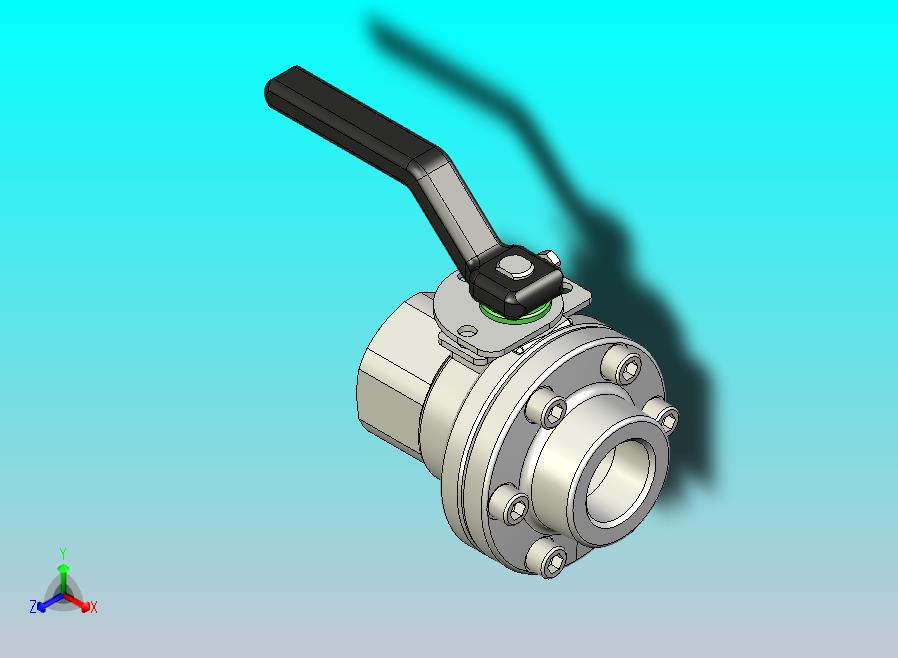 球阀1”螺纹NPT 3000PSI