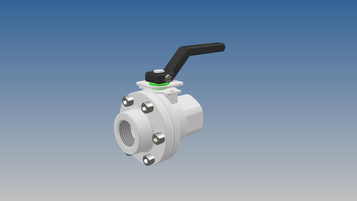 球阀1”螺纹NPT 3000PSI