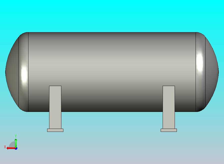 带支架压力容器