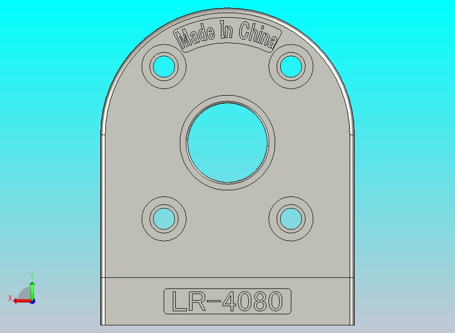Z003-A-皮带线40x80标准驱动头