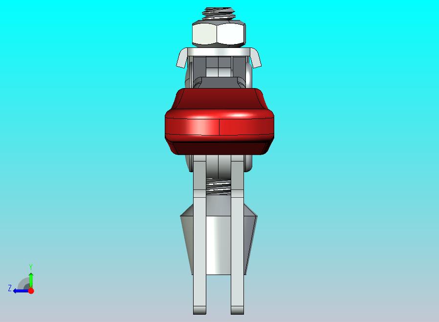 CH-225-DI水平夹具。通过盘子安装