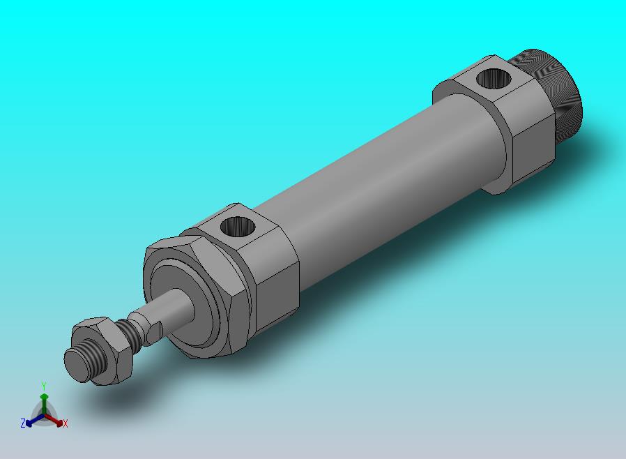 CM2系列不锈钢迷你气缸（双作用）[CDM2B40-200Z]
