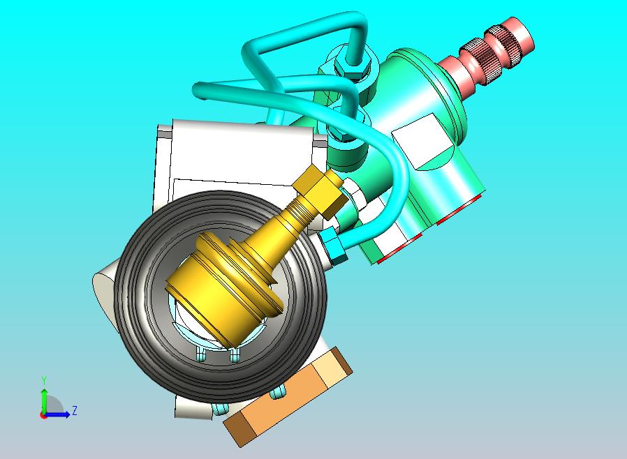 车辆动力转向架3D数模图纸