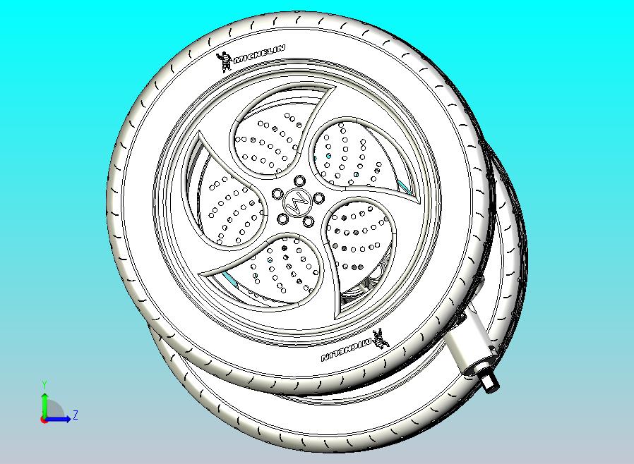 齿轮齿条式转向系统3D模型图纸