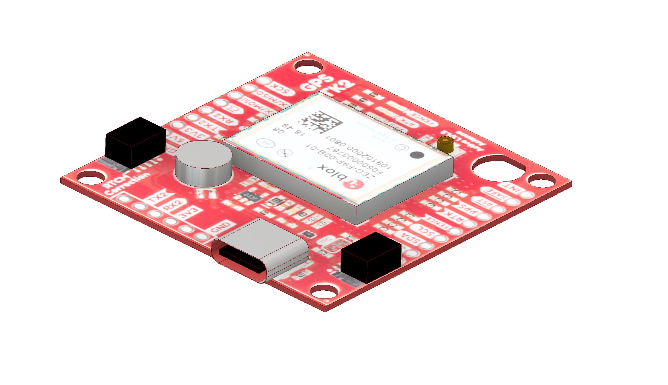 SparkFun GPS-RTK2板