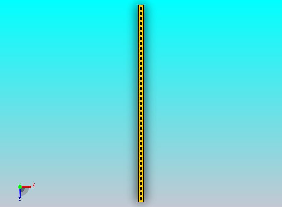 电气柜组件。35毫米宽x 7.5mm毫米深的din导轨x 1米