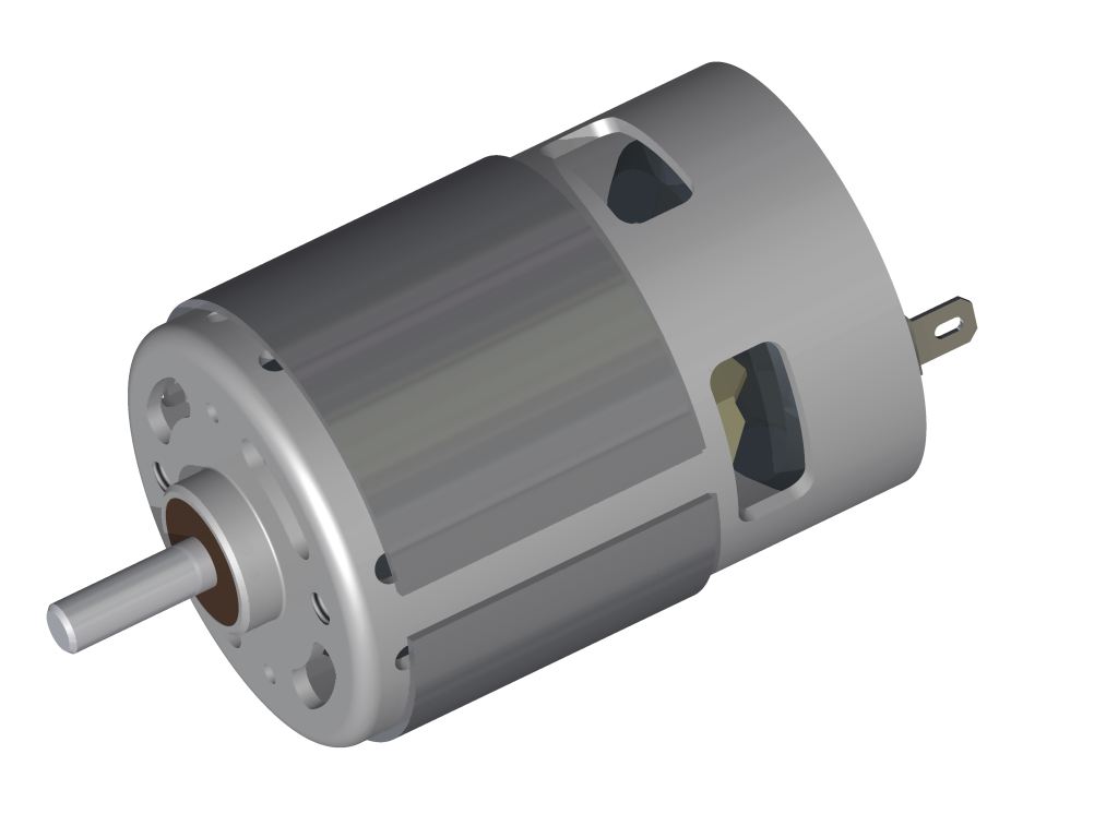 一个通用的“750或755”DC电机通常6v-24v