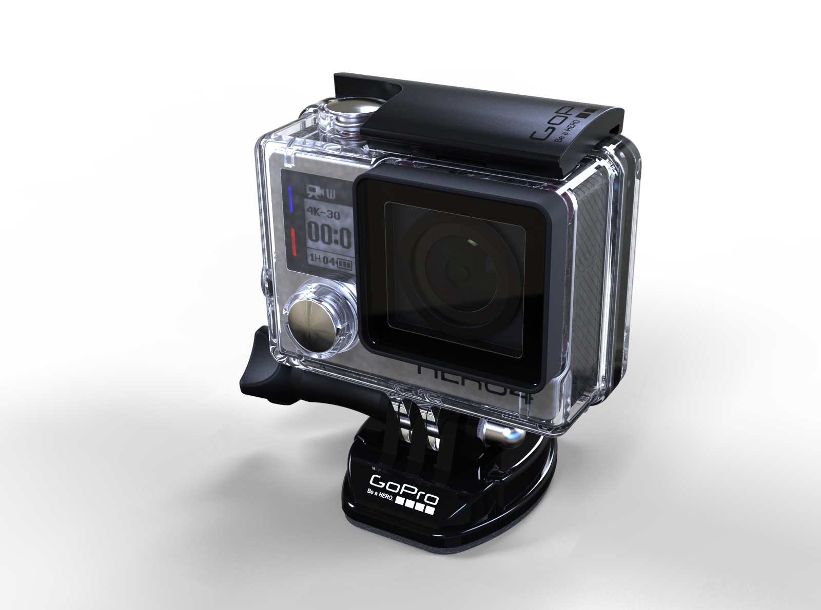 HERO4银色相机