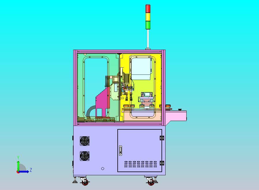 手机充电宝外壳侧边打磨抛光机3D图纸