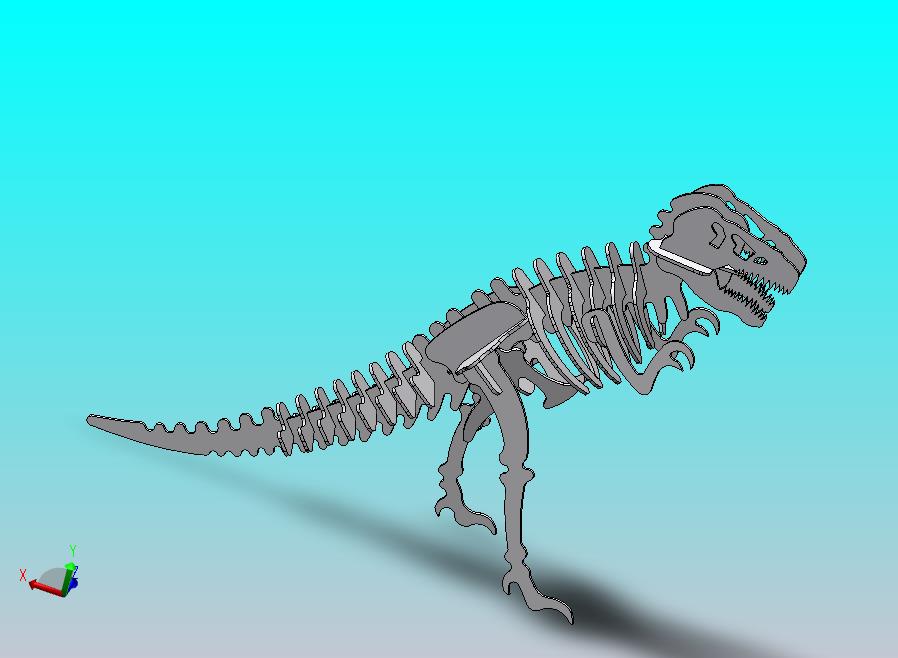 3D插接式霸王龙