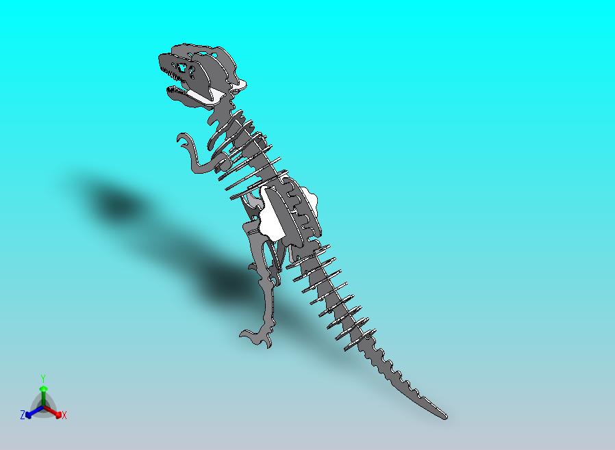 3D插接式霸王龙
