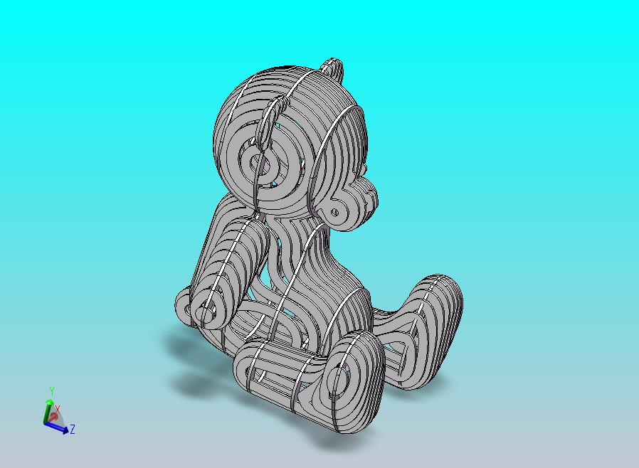 泰迪熊3D拼图