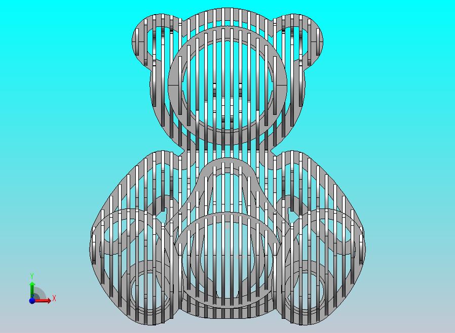 泰迪熊3D拼图