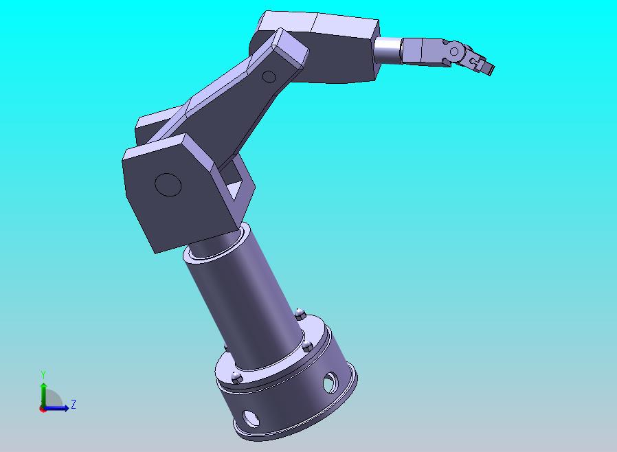 基于SolidWorks六自由度焊接机械手三维运动模拟【说明书+CAD图+SW三维图】