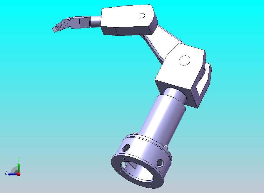 基于SolidWorks六自由度焊接机械手三维运动模拟【说明书+CAD图+SW三维图】