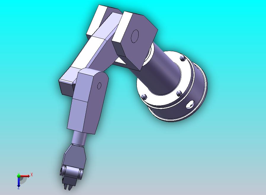 基于SolidWorks六自由度焊接机械手三维运动模拟【说明书+CAD图+SW三维图】
