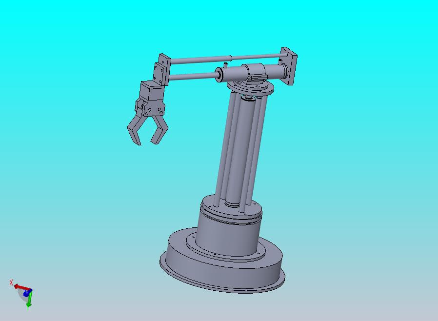 气动机械手设计【说明书+CAD+SOLIDWORKS+仿真】