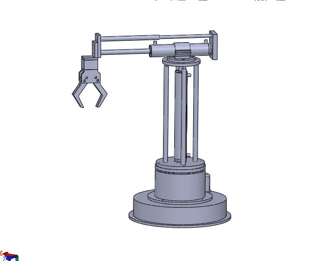 气动机械手设计【说明书+CAD+SOLIDWORKS+仿真】