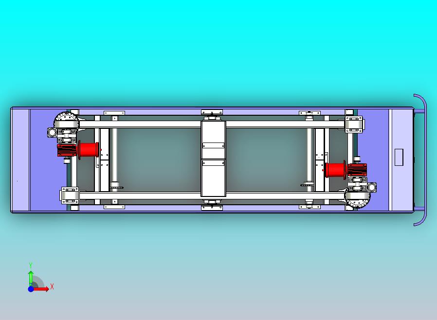 AGV全向机构框架3D图三维模型