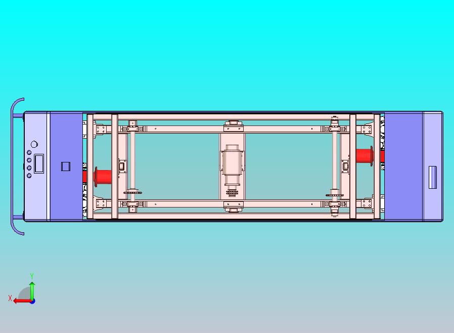 AGV全向机构框架3D图三维模型