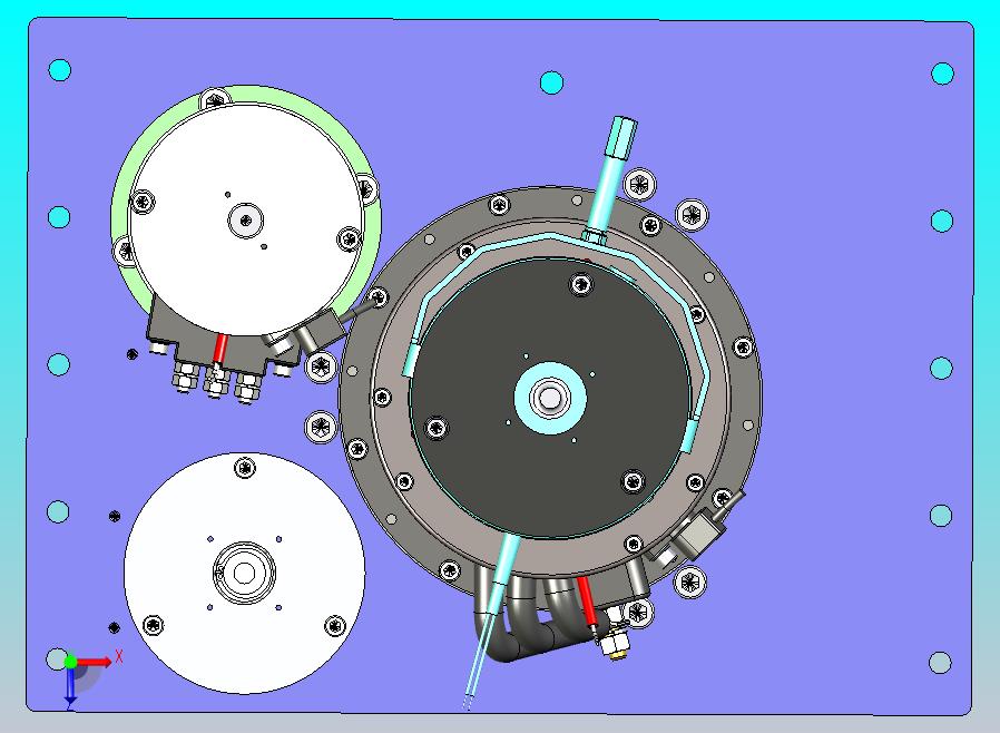 AGV小车舵轮3D图纸三维模型