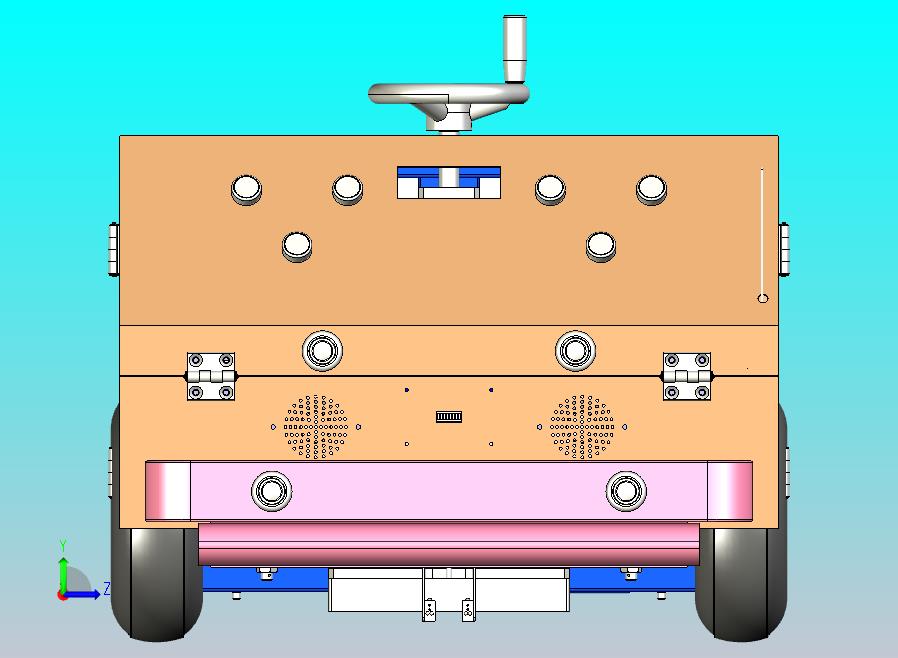 Agv自动导航车3D模型