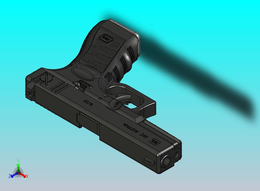 Glock 18C手枪参考模型