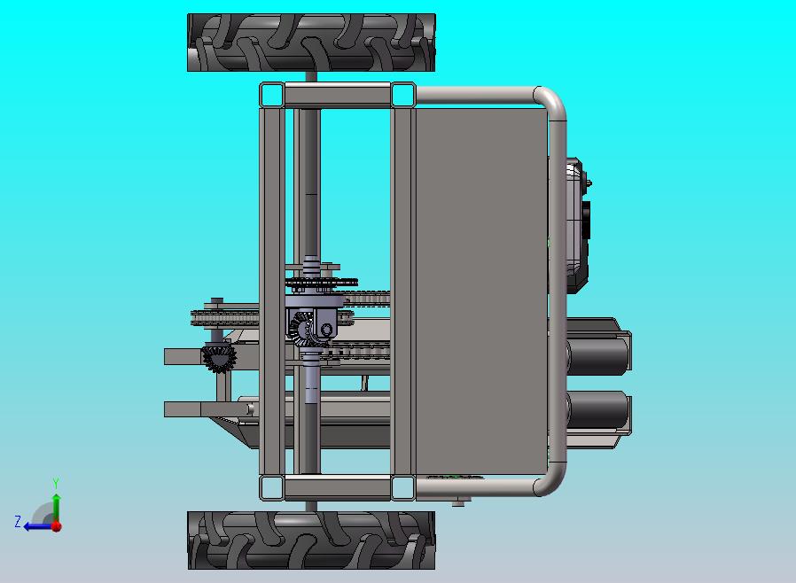 大蒜收获机solidworks三维模型