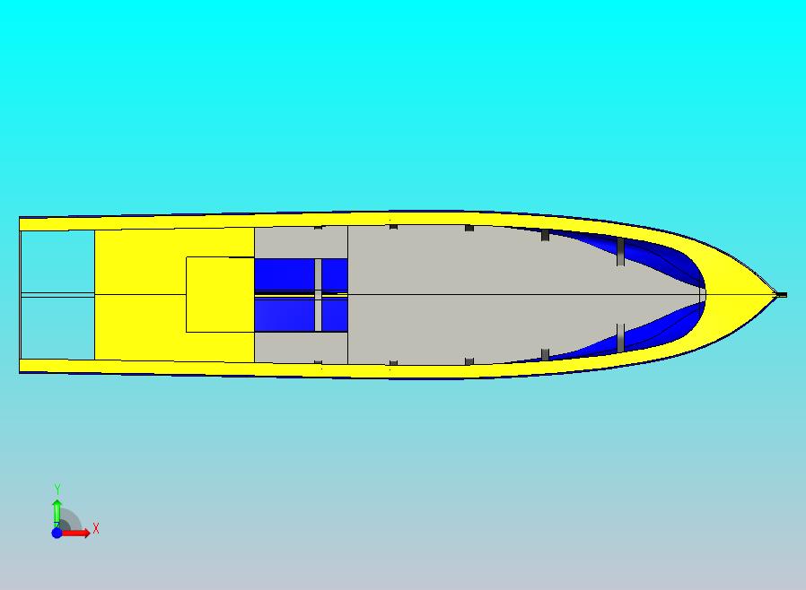 小型船模型