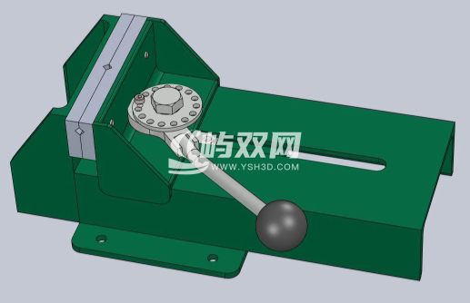 快速释放台虎钳凸轮式